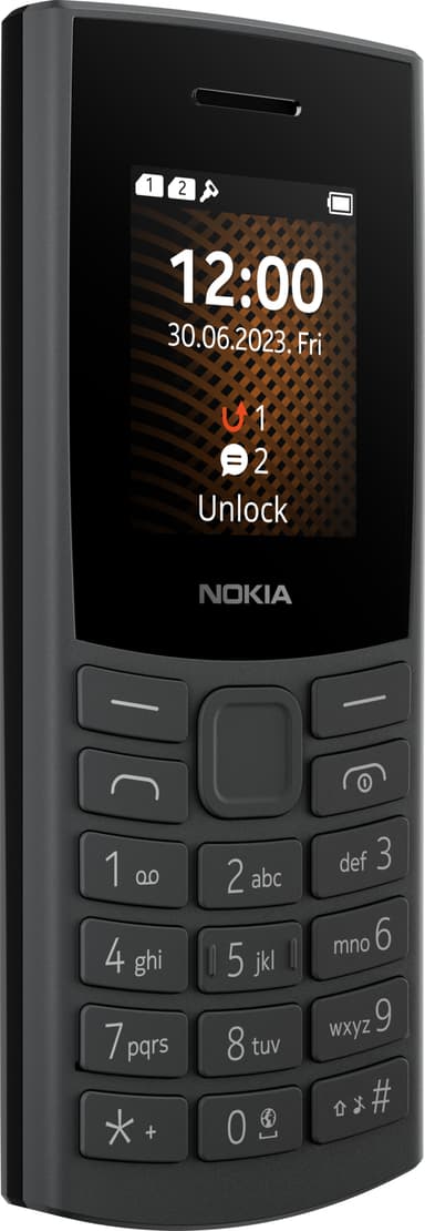 Nokia 105 mobiltelefon (sort)