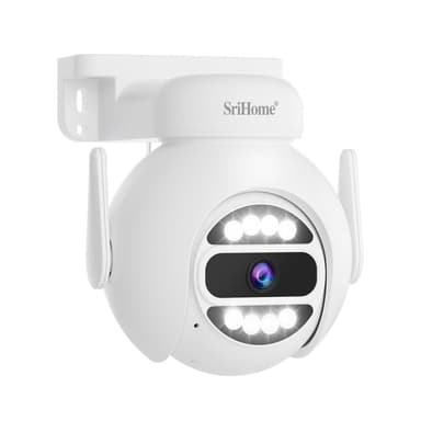 SRIHOME NVS010 1 til 4 trådløs berøringsskjerm 5MP HD sikkerhetskamera NVR videoopptaker