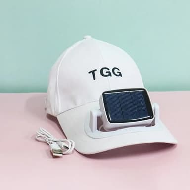 Sommersolbeskyttelseslue Sun Cap Fan Baseball Cap - Rosa