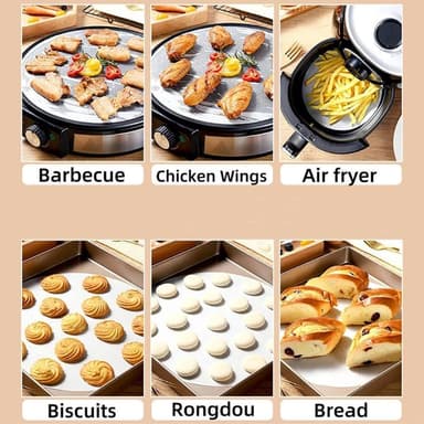 100 stk 30 cm Non-Stick Engangs Air Fryer Air Fryer Matlaging