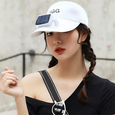 Sommersolbeskyttelseslue Sun Cap Fan Baseball Cap - Rosa