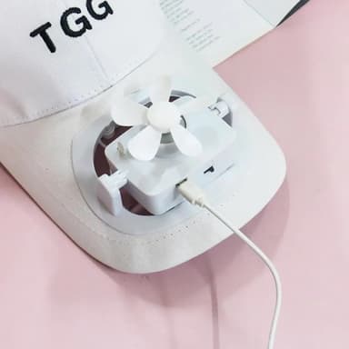 Sommersolbeskyttelseslue Sun Cap Fan Baseball Cap - Rosa