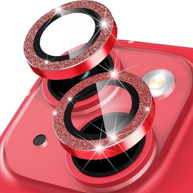 Kameralinse til iPhone 15/15 Plus Glitter