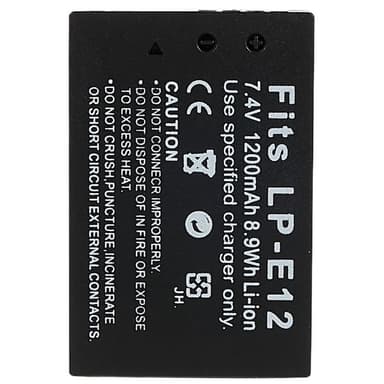 CANON M5/M10/M50 Mark II 7.40V 1200mAh kamera Li-ion-batteri