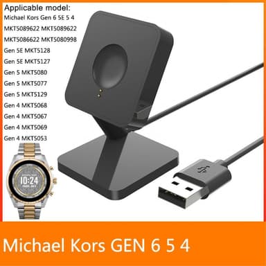 For Michael Kors Gen 6 Ladekabeldokk USB