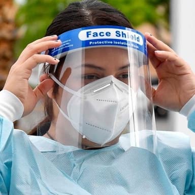 3-pack Visir / Beskyttende visir / Plast ansiktsskjerm