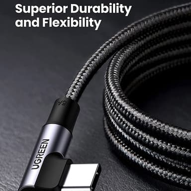 UGREEN 2m 100W hurtigladekabel USB-C datakabel buet