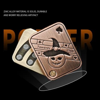 Fidget Spinner Avslapping Stress Magnetisk sensorisk Poker