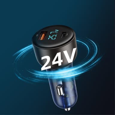 ROCK H16 72W veldig rask billader USB-C+USB 2-port