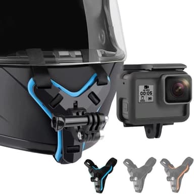 4-i-1 motorsykkelhjelmfeste for GoPro Insta 360 Session