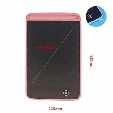 JX-6.5 6,5 tommers LCD-skriveblokk Tegneblokk Scribble Pad