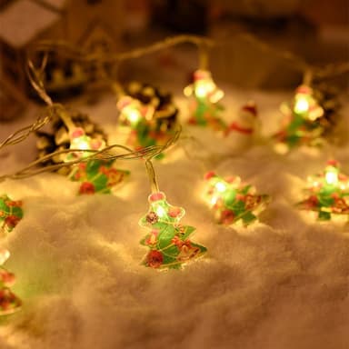1,5 m 10 LED-lys Julenissens strenglys dekorativt - Julenisser