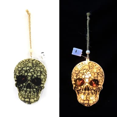Halloween-hengende LED-lys hodeskallefestdekor - Hodeskaller