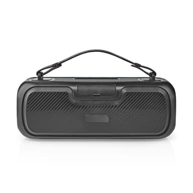 Nedis Bluetooth® Party Boombox | 4.5 timer | 2.0 | 45 W | Media avspilling: AUX / USB | IPX5 | Linkable | Bære håndtak | Party lys | Sort