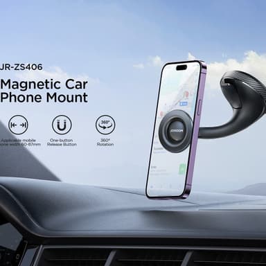 JOYROOM For 4,7-7"" telefonsugekopp Magnetisk mobilholder Bil