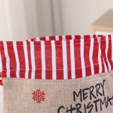 Julegavepose sekk Julenissemønster til julaften Juleferie