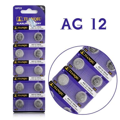 Alkalisk knappcellebatteri SR43/V386/AG12 Stor pakke