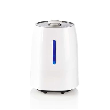 Nedis Luftfukter | 110 W | With Cool and Warm Mist | 5.5 l | Hygrometer | Timer | Egnet for plass opptil: 50 m² | Grå / Hvit