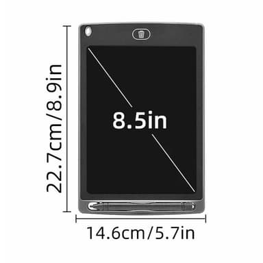 JX-8.5 8,5 «LCD-skriveblokk Tegneblokk Scribble Pad