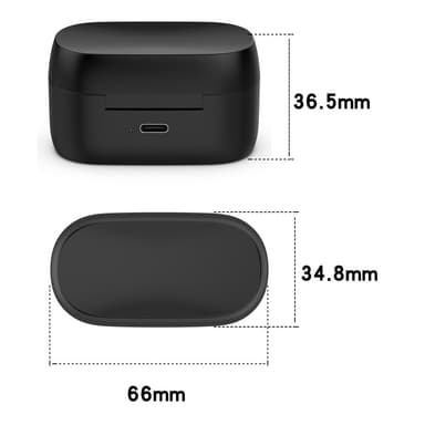 Dock for Jabra Elite 75T/Active 75T ørepropper Ladebrett Ladekabel