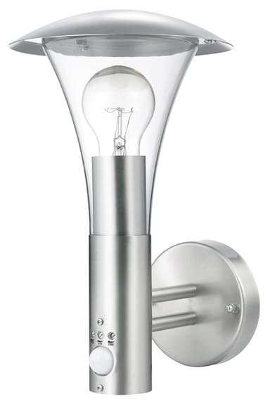 Ranex Utendørs Vegglampe 60 W med Bevegelse Sensor Børstet Stål