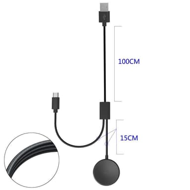 Samsung Galaxy Watch 5 40mm 44mm/Klokke 5 Pro 45mm 2i1 Lader