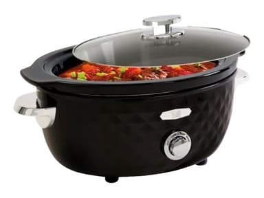 Fritel Family Slow cooker 5,5 liter Svart/krom