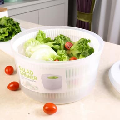 Salatspinner Salatspinner Grønnsakstørker Roterende Veggie