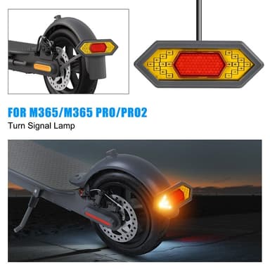 For Xiaomi M365 baklys Blinklys LED Scooter baklampe