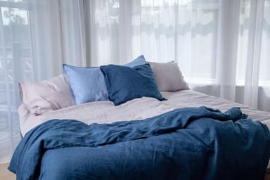 Kosta Linnewäfveri Linus sengesett Kingsize 230X220, Petrol