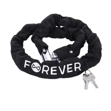Forever Outdoor kjettinglås for sykkel med nøkler CHL-110