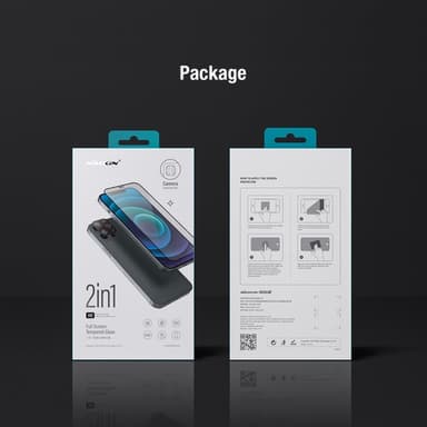 iPhone 14 Plus NILLKIN 2 i 1 herdet glass+kamera-skjermbeskytter
