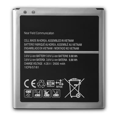 Samsung Galaxy J3 (2016) Batteri EB-BG531BBE 3,80V 2600mAh Li-ion