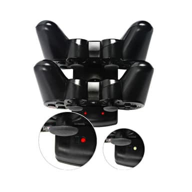 Playstation 3/PS3 Move Dobbelt ladestativ/ladestativ