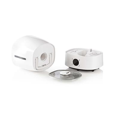 Nedis Luftfukter | 110 W | With Cool and Warm Mist | 5.5 l | Hygrometer | Timer | Egnet for plass opptil: 50 m² | Grå / Hvit