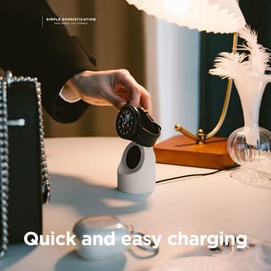 Smartklokke-kompatibel Samsung rund smartklokkeladeveske
