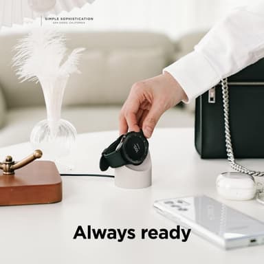 Smartklokke-kompatibel Samsung rund smartklokkeladeveske