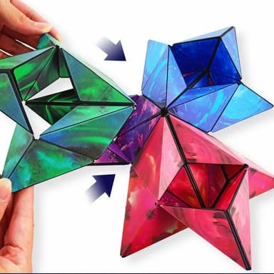 Fidget 3D Magic Cube transformerbart puslespill - mekanisk