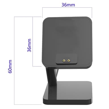Ladestativ dokkingstasjon for Xiaomi Smart Band 8 Active