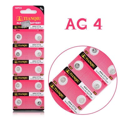 Alkalisk knappcellebatteri SR66/V377/AG4/LR626 Stor pakke