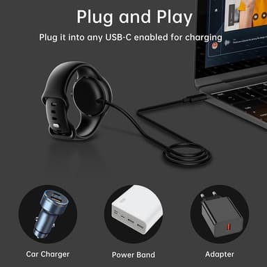 For Google Pixel Watch Ladekabel Dock USB 1m