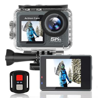 Handlingskamera 24MP 5K Ultra HD 30m vanntett utendørs sportskamera