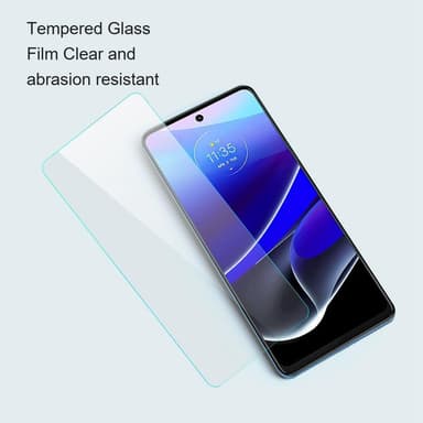 AMORUS Motorola Moto G53 5G Skjermbeskytter i herdet glass