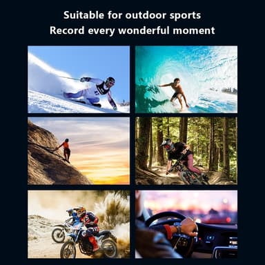 Handlingskamera 24MP 5K Ultra HD 30m vanntett utendørs sportskamera