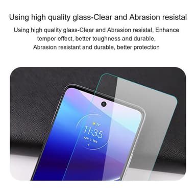 AMORUS Motorola Moto G53 5G Skjermbeskytter i herdet glass
