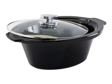 Fritel Family Slow cooker 5,5 liter Svart/krom