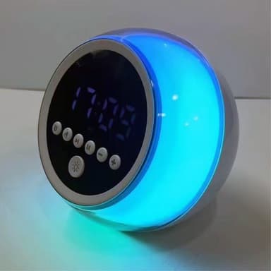 Vekkerklokke Bluetooth-høyttaler Dimbar FM-radiotimerfunksjon