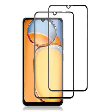 Xiaomi Redmi 13C Amorus helherdet glass 2-pakke