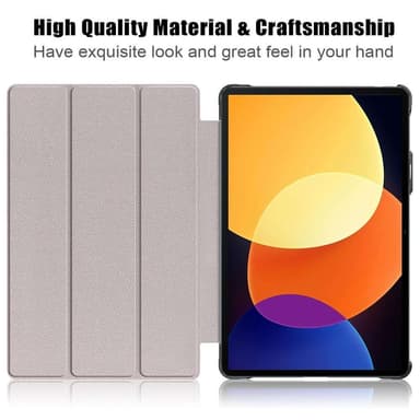 Slim Fit -deksel til Xiaomi Pad 5 Pro 12.4 (2022) med søvn/våkning