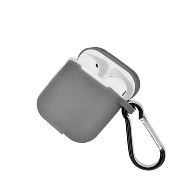 Airpods Beskyttelsesveske med krok, grå